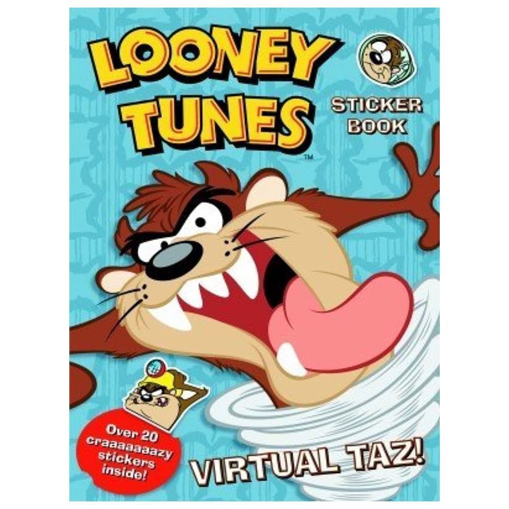 Looney Tunes Virtual Taz Sticker Book