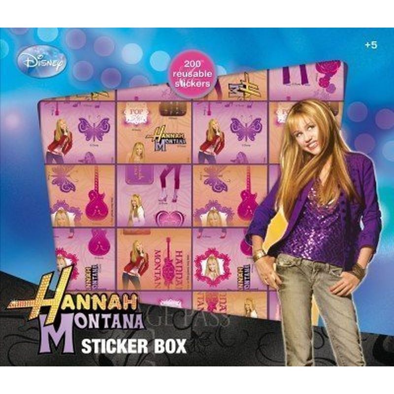 Hannah Montana Boxed Set 200 Reusable Stickers