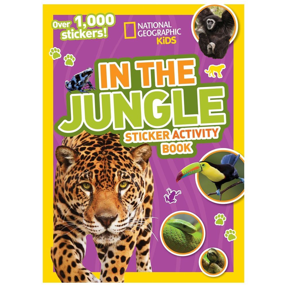 National Geographic: Kids In the Jungle Sticker Activity Book