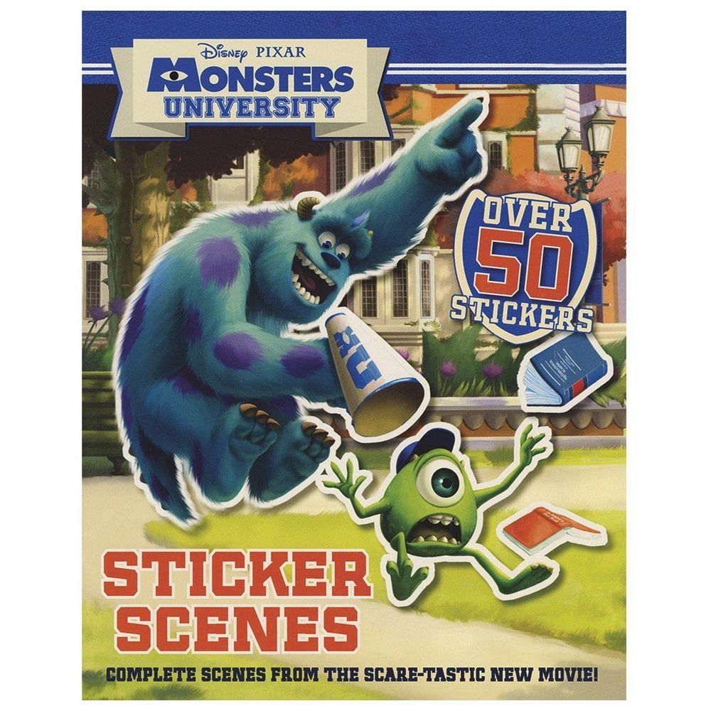 Disney Monsters University Sticker Scene