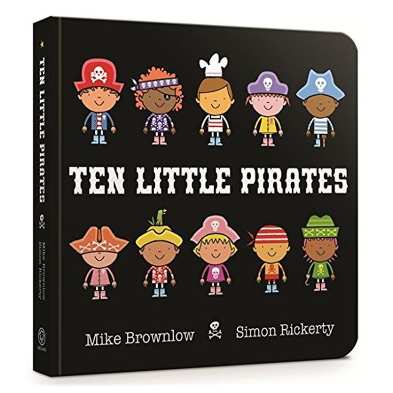 Ten Little Pirates: Board Book