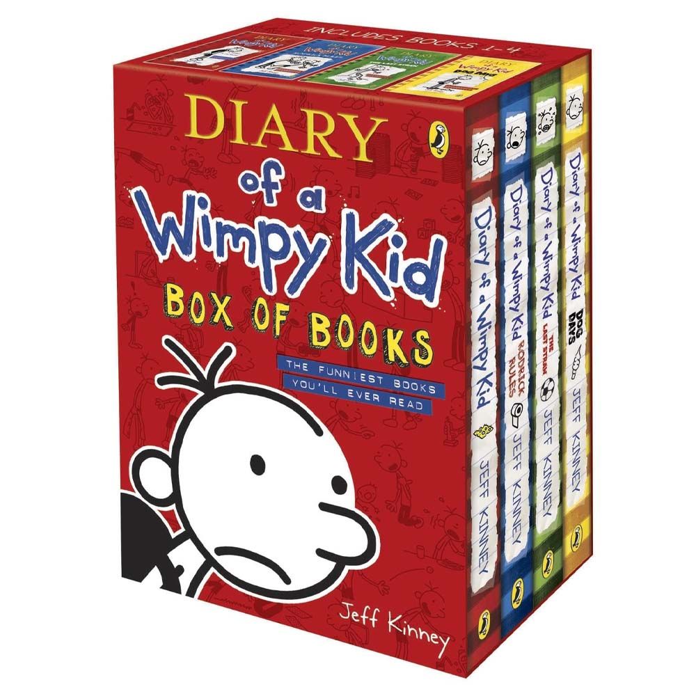 Diary of a Wimpy Kid Box Set of 4 Books