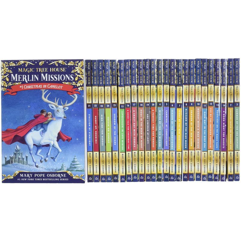 Magic Tree House Merlin Missions Boxed Set Of 25 Books