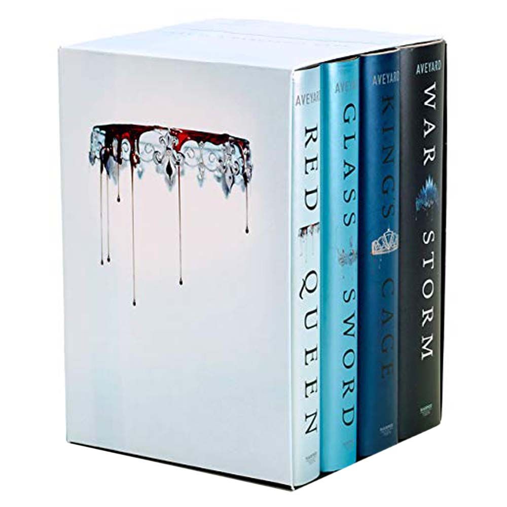 Red Queen 4-Book Hardcover Box Set of 4 Books