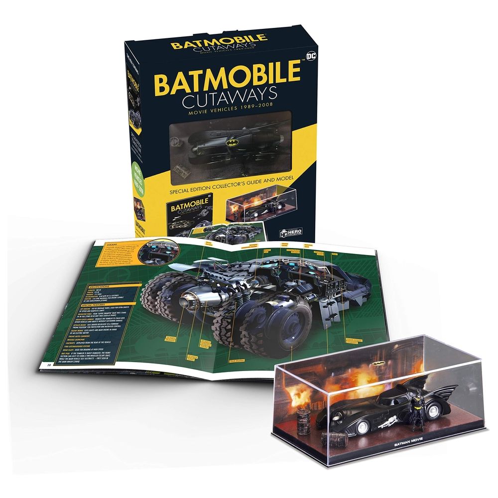 Batmobile Cutaways: The Movie Vehicles 1989-2012 Plus Collectible