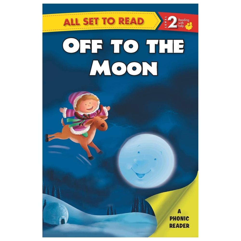 All Set To Read A Phonics Reader Off To The Moon