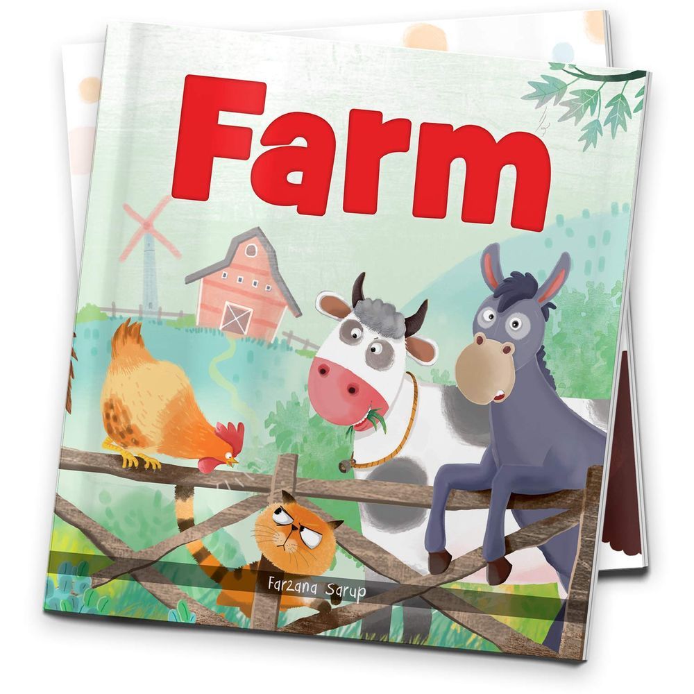 Farm - Illustrated Book On Farm Animals