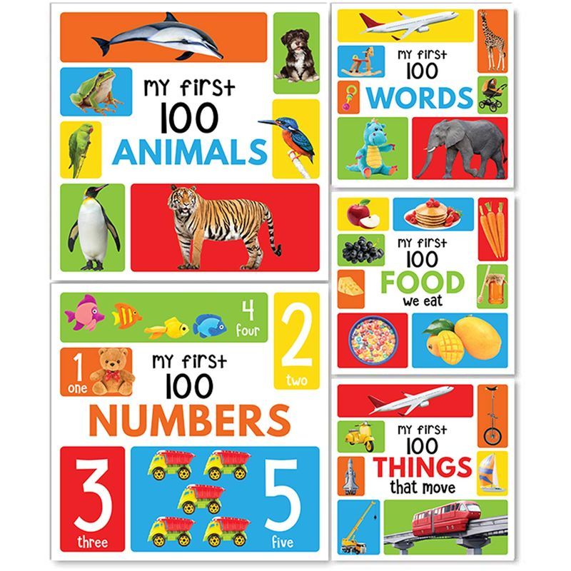 My First 100 Series Boxset: Pack Of 5 Picture Books