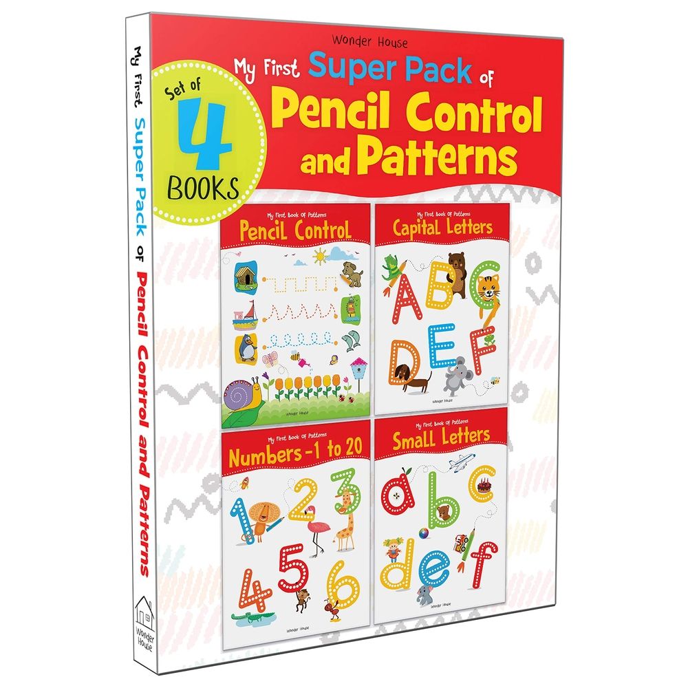 My First Super Boxset Of Pencil Control And Patterns: Pack Of 4