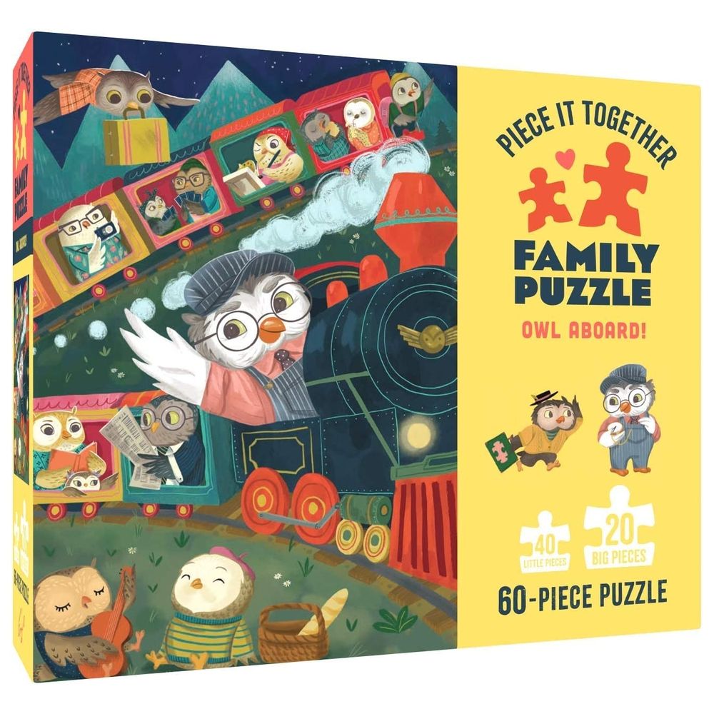 Piece It Together Family Puzzle: Owl Aboard!