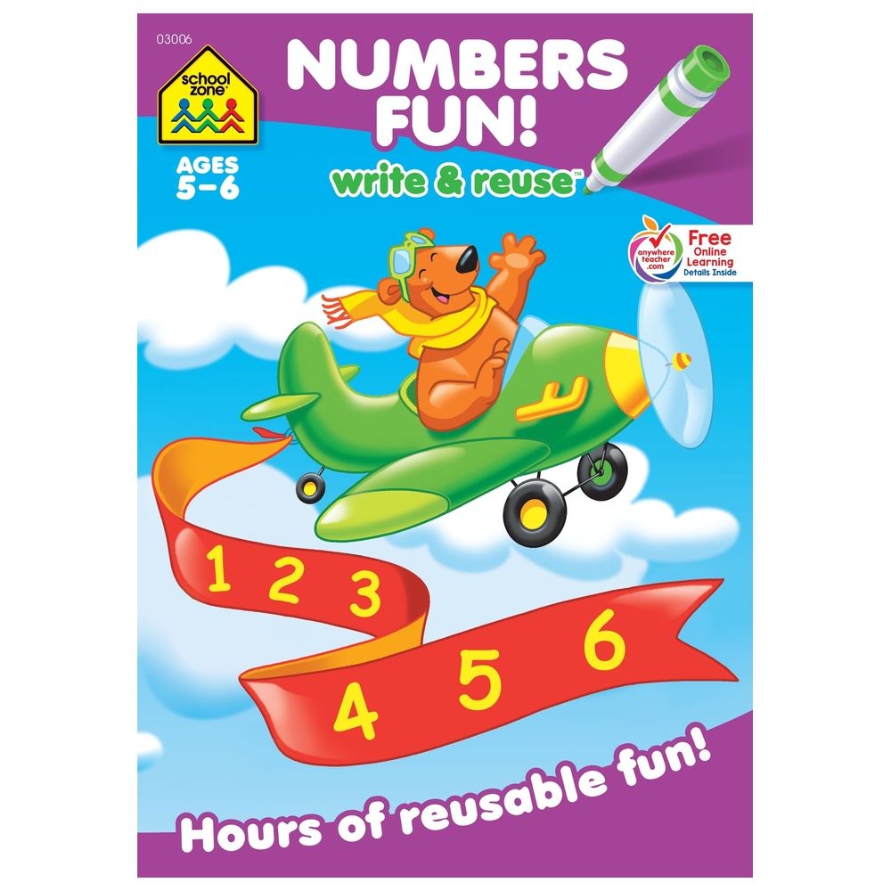 Math Readiness A Wipe-Off Book: Hours Of Reusable Fun!