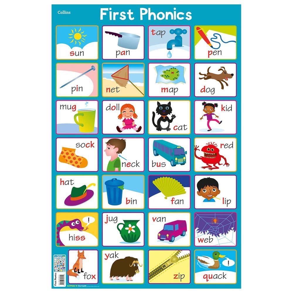 First Phonics: Collins Children's Poster