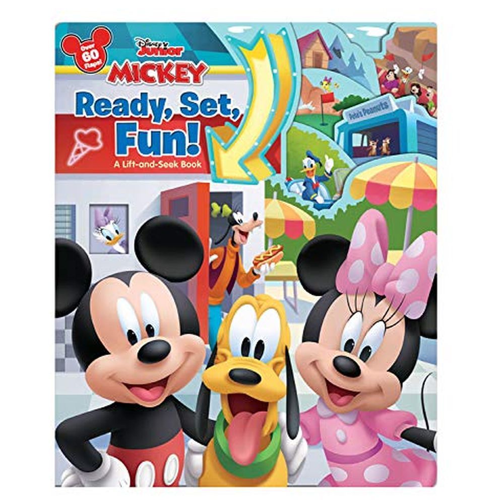 Mickey Ready, Set, Fun!: A Lift-And-Seek Book