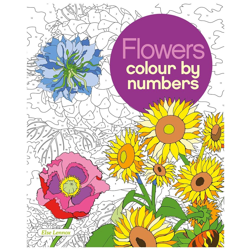 Flowers Colour By Numbers