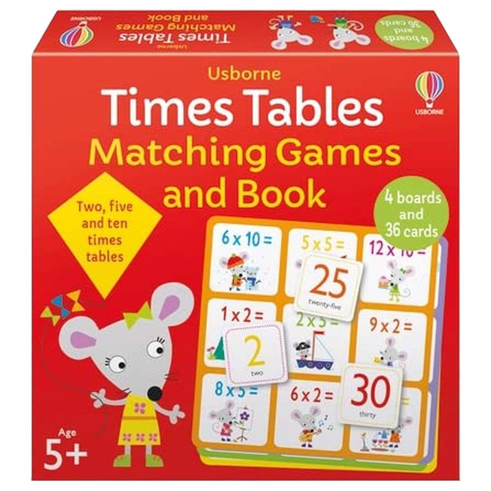 Times Tables Matching Games and Book