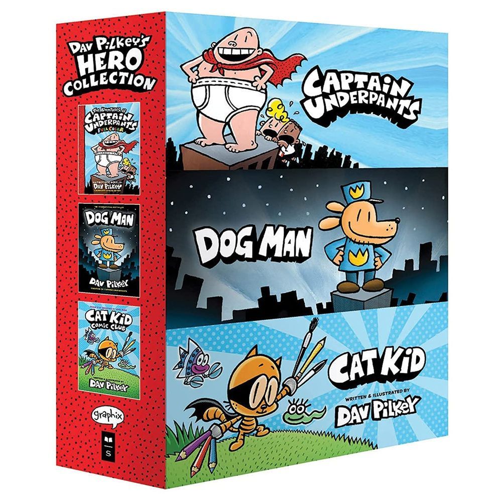 Dav Pilkey's Hero Collection - Set Of 3 Books