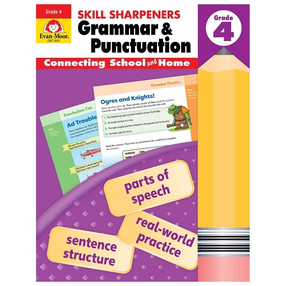 Skill Sharpeners Grammar And Punctuation, Grade 4