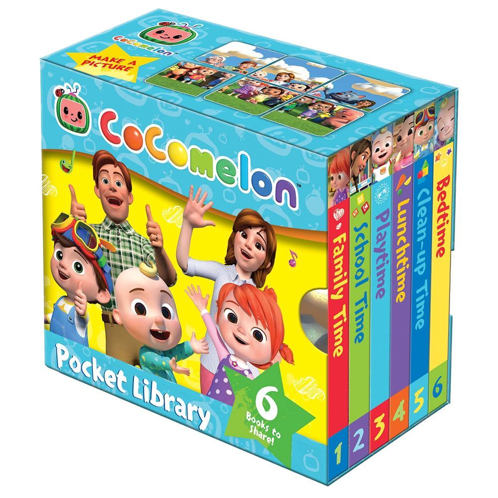 Official Cocomelon Pocket Library - Set of 6 Books