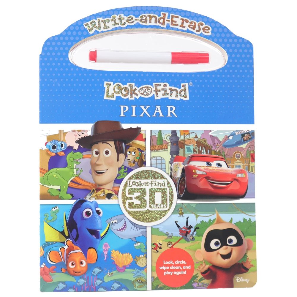 Pixar: Write-And-Erase Look And Find