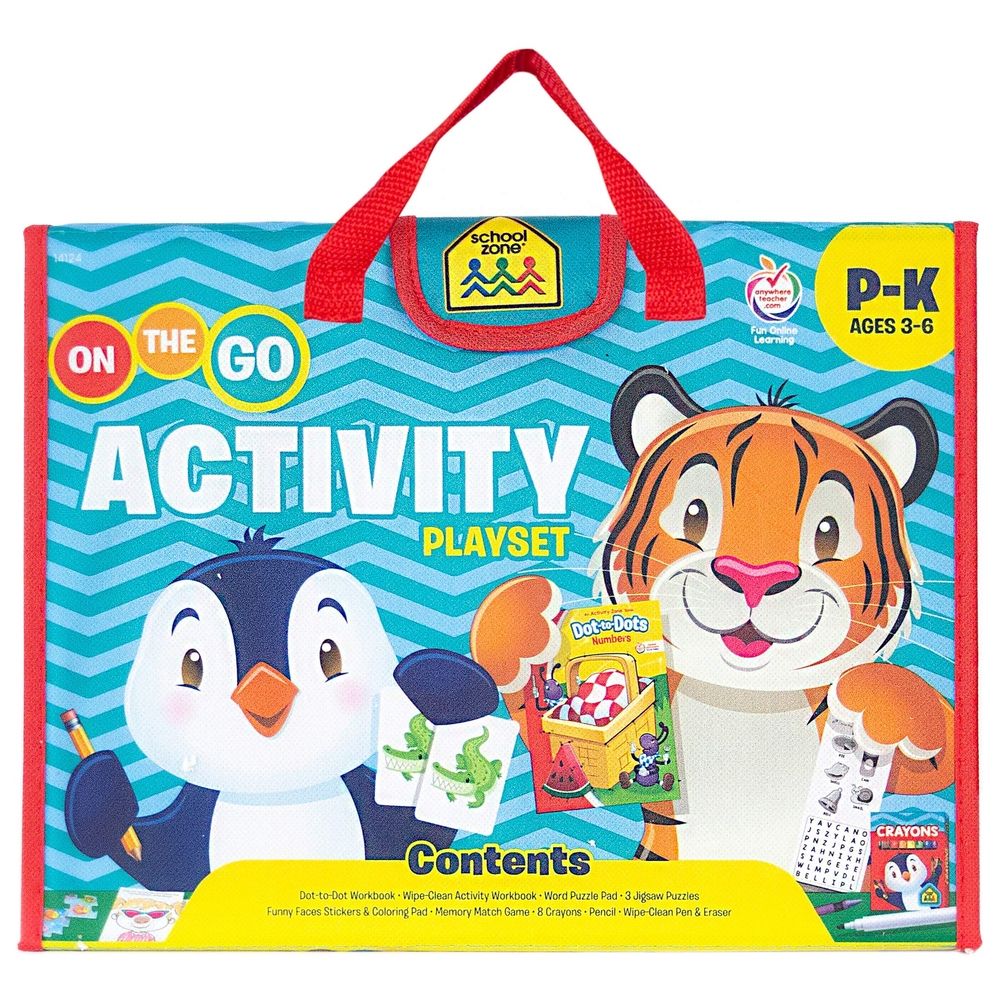 School Zone On The Go Activity Learning Playset