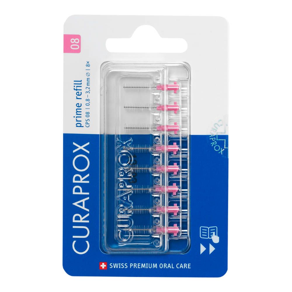 Curaprox - CPS08 Prime Refill 8x0.8mm - 3.2mm Interdental