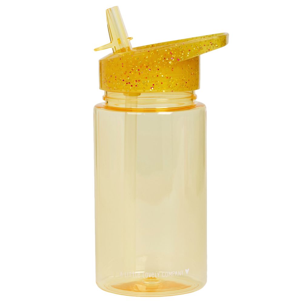 A little Lovely Company - Glitter Drink Bottle - Gold