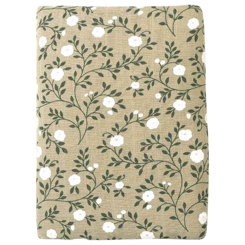 A little Lovely Company - Muslin Cloth Blossom XL - Dark Sage