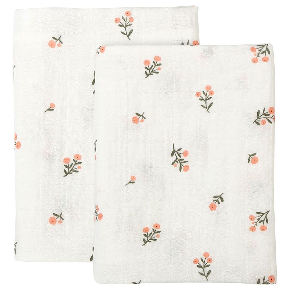 A little Lovely Company - Muslin Cloth Little Flowers Set of 2