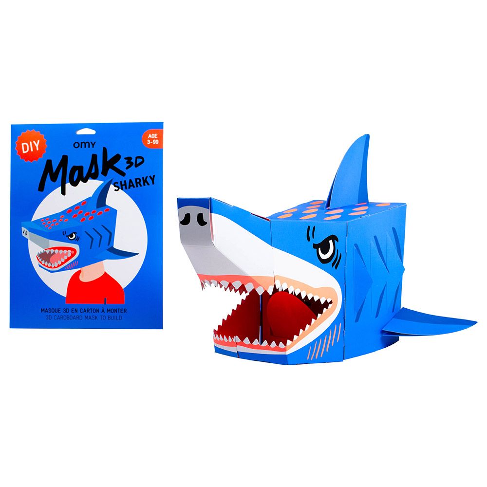 OMY - 3D Mask Cardboard - Sharky