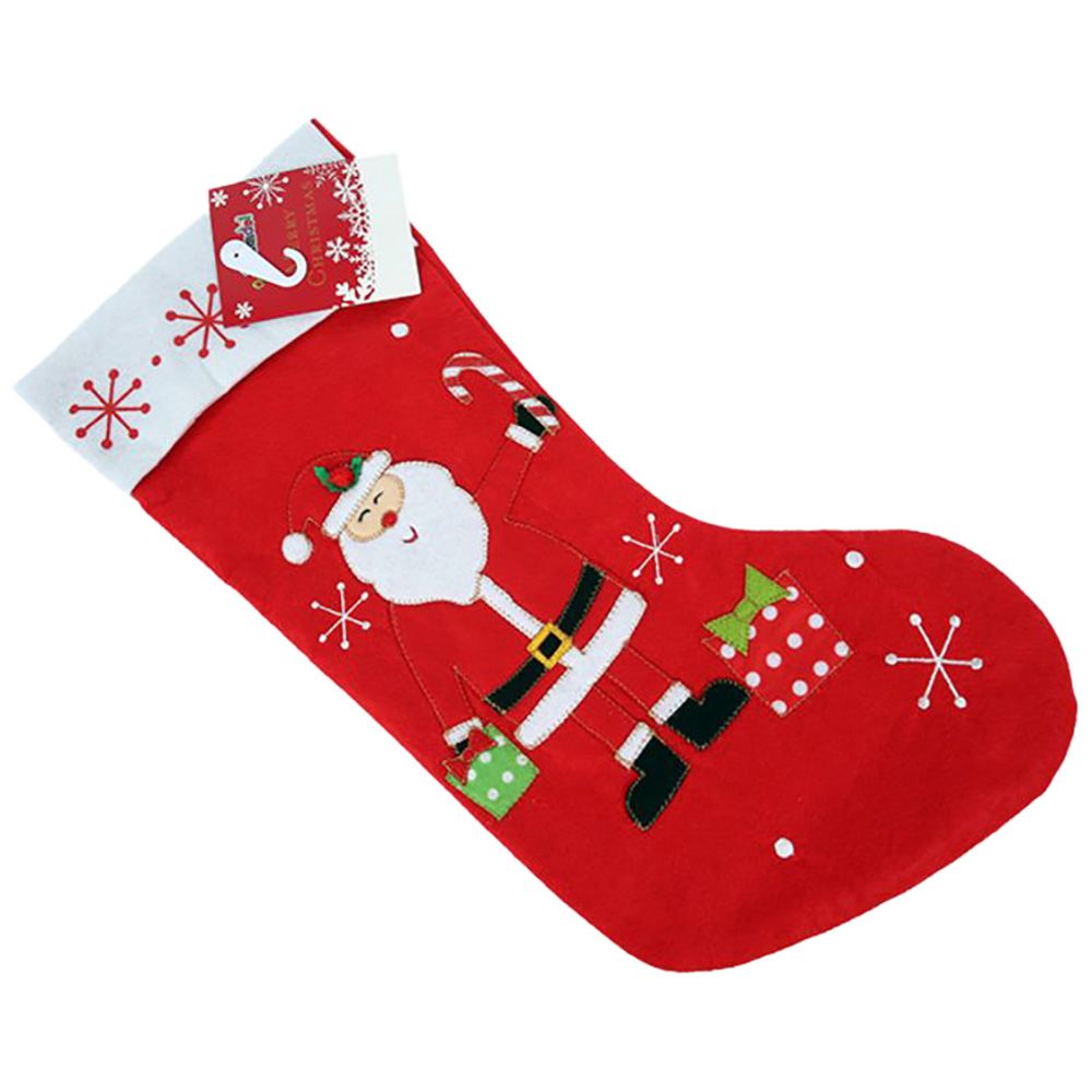 Chamdol - Santa Xmas Stocking - Red