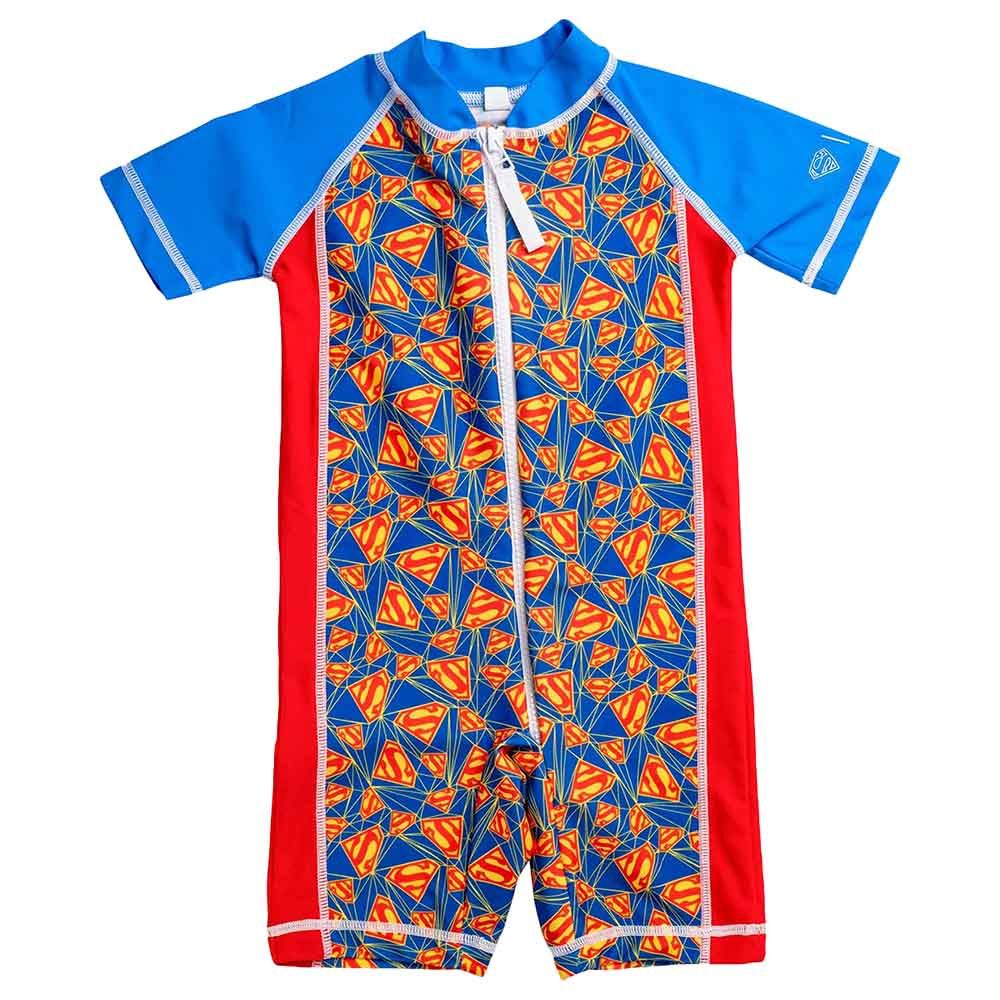 Coega Sunwear - Boys Baby Swim Suit - Blue Superman Logo