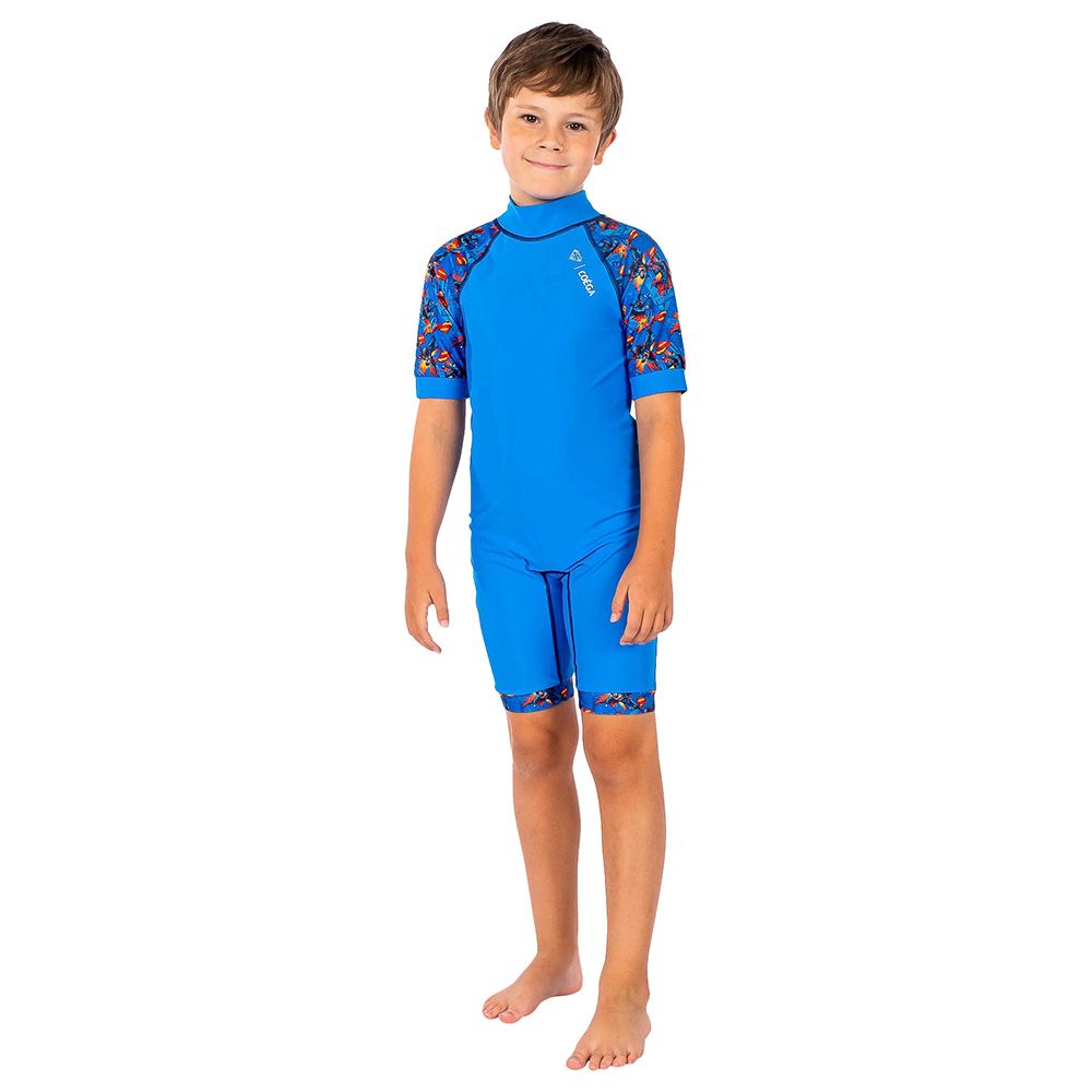 Coega Sunwear - Boys Kids Swim Suit - Blue Superman Hero