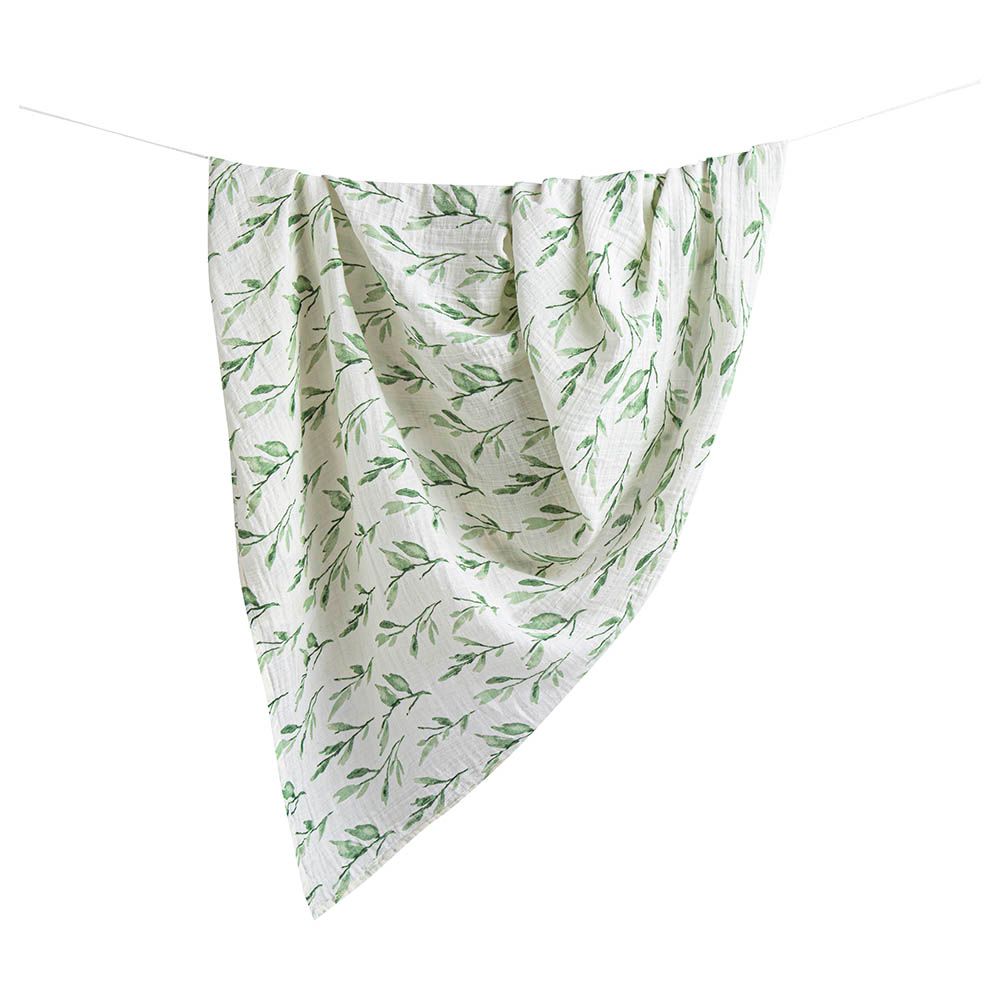 Crane Baby - Parker Single Swaddle Wraps - Leaf