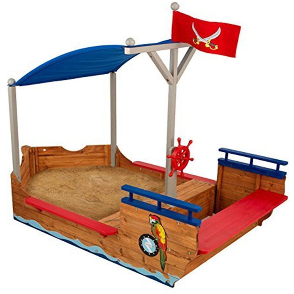 KidKraft - Pirate Sandboat - Brown