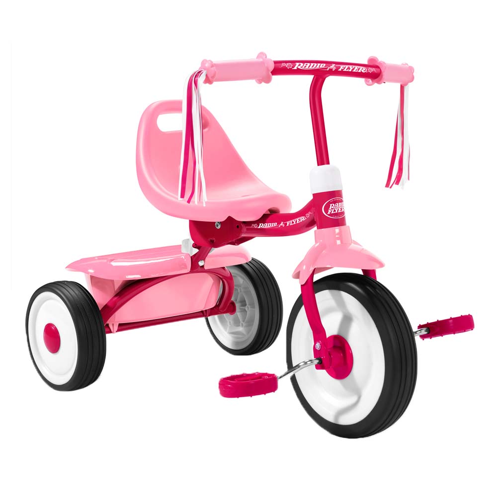 Radio flyer double decker tricycle hotsell