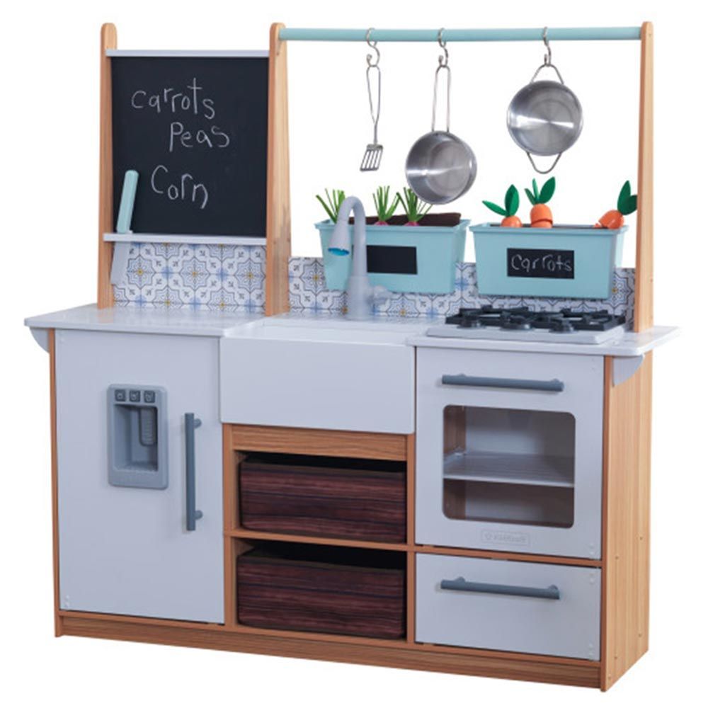 KidKraft - Farmhouse Play Kitchen with EZ Kraft Assembly