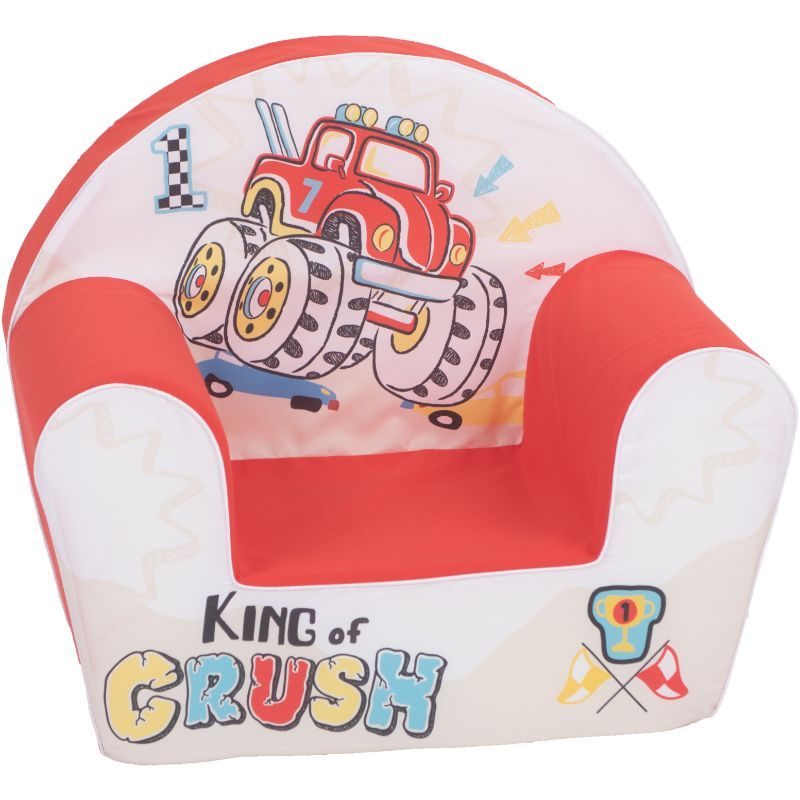 Delsit - Arm Chair - King of the Crush Red