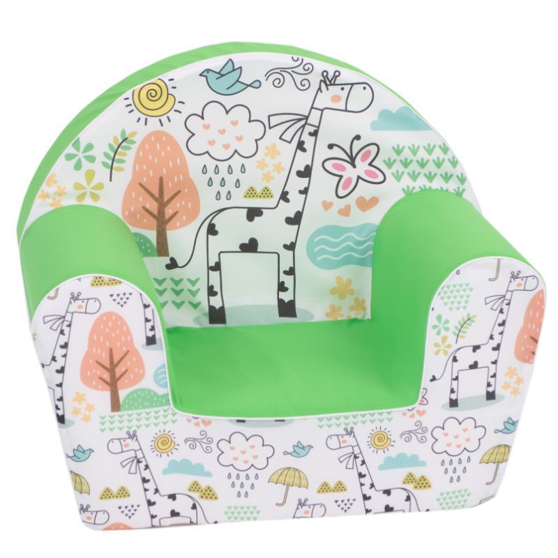 Delsit - Arm Chair - Giraffe Green