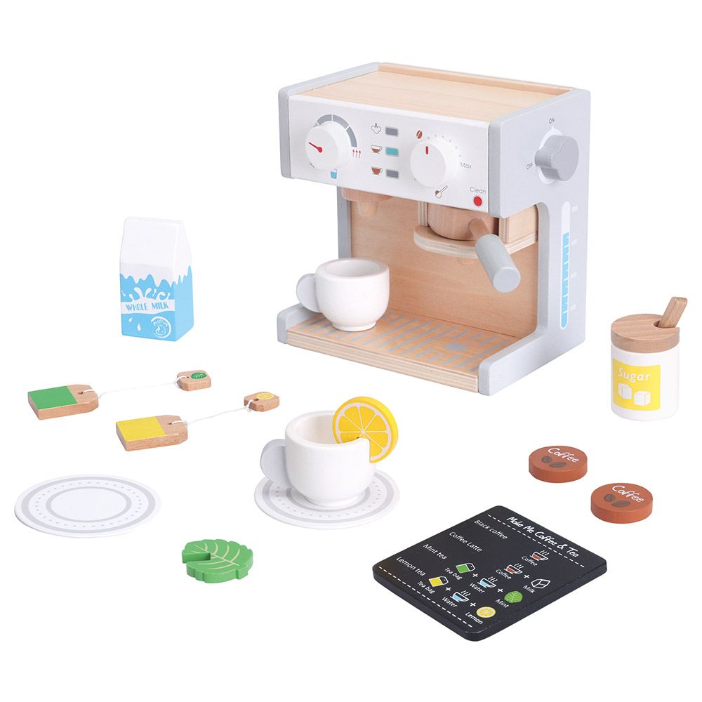 Lelin - Coffee Maker Playset - Grey Style