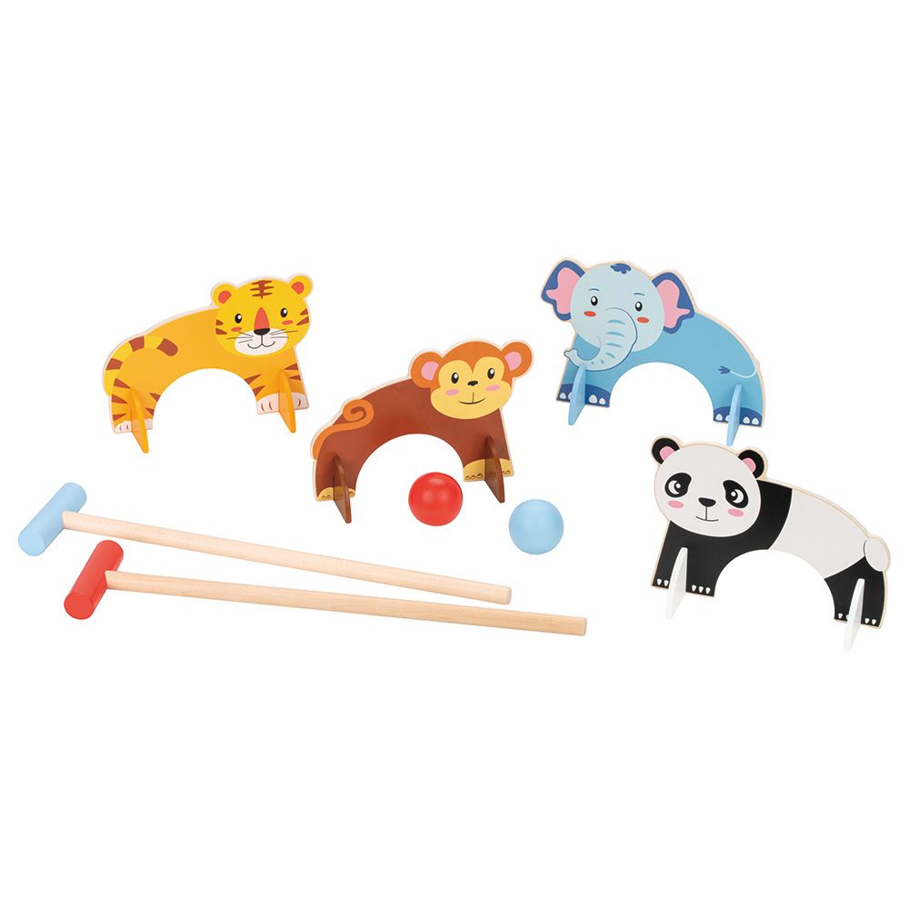 Lelin - Animal Croquet Set