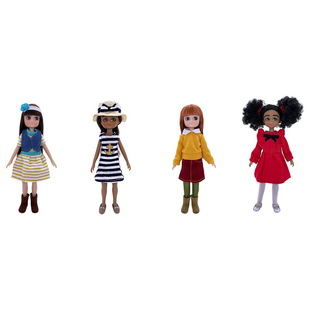 Lottie - 4 Seasons Multipack 4 Outfit Doll