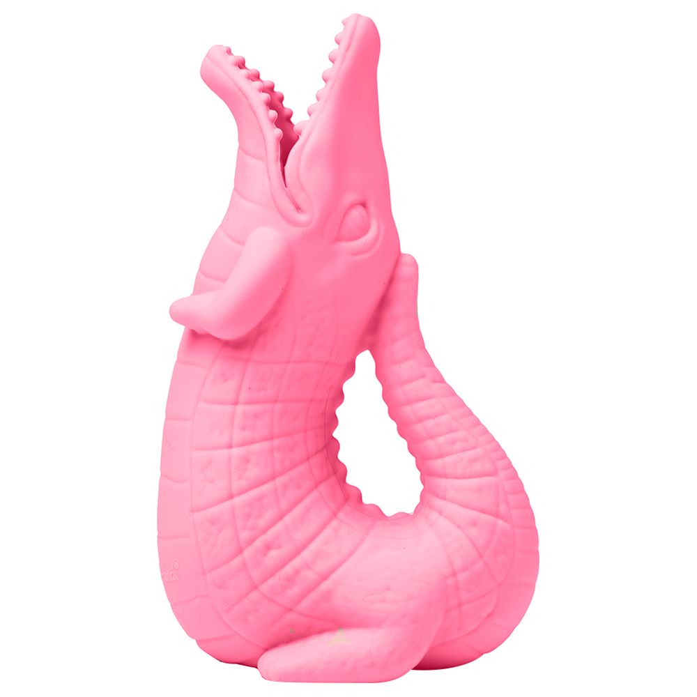 Scrunch - Crocodile Container - Flamingo Pink