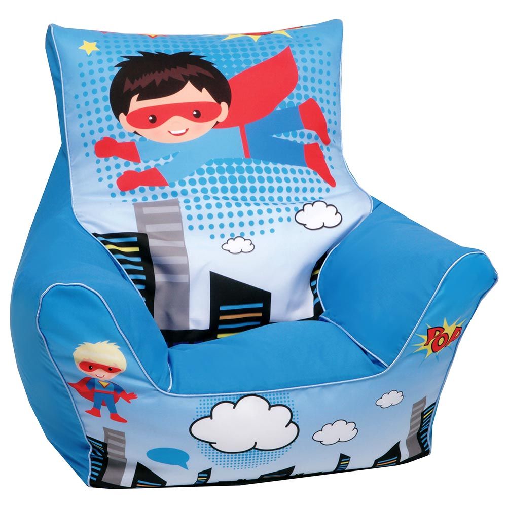 DELSIT - Bean Chair Super Hero - Blue