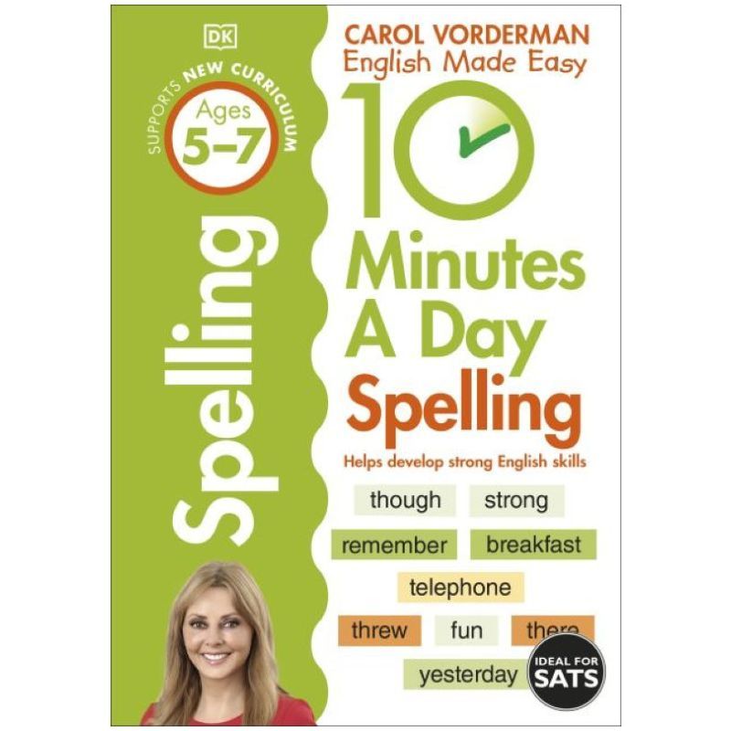 10 Minutes A Day Spelling, Ages 5-7