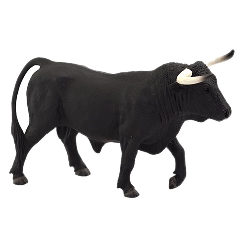 Animal Planet - Mojo Spanish Bull Toy Figure - Black