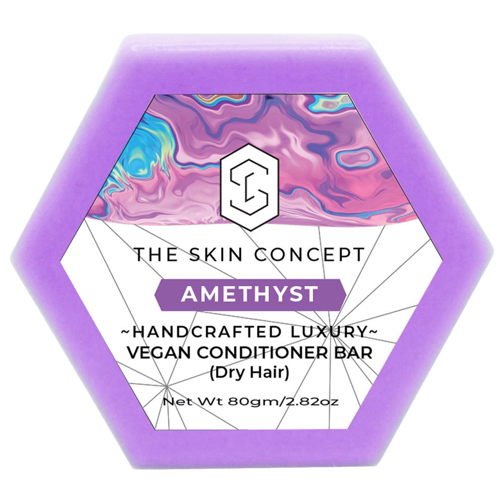 The Skin Concept - Handmade Dry Hair Solid Conditioner Bar - Amethyst