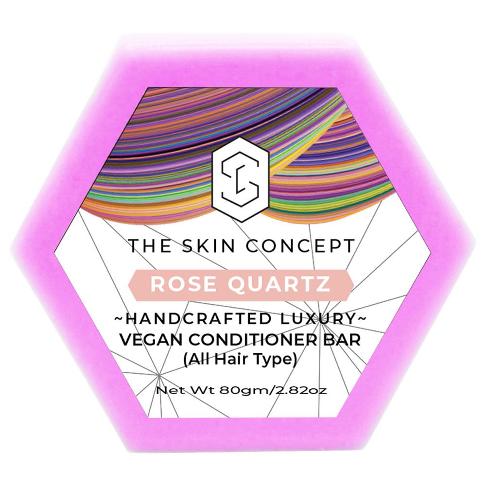 The Skin Concept - Handmade Solid Conditioner Bar - Rose Quartz