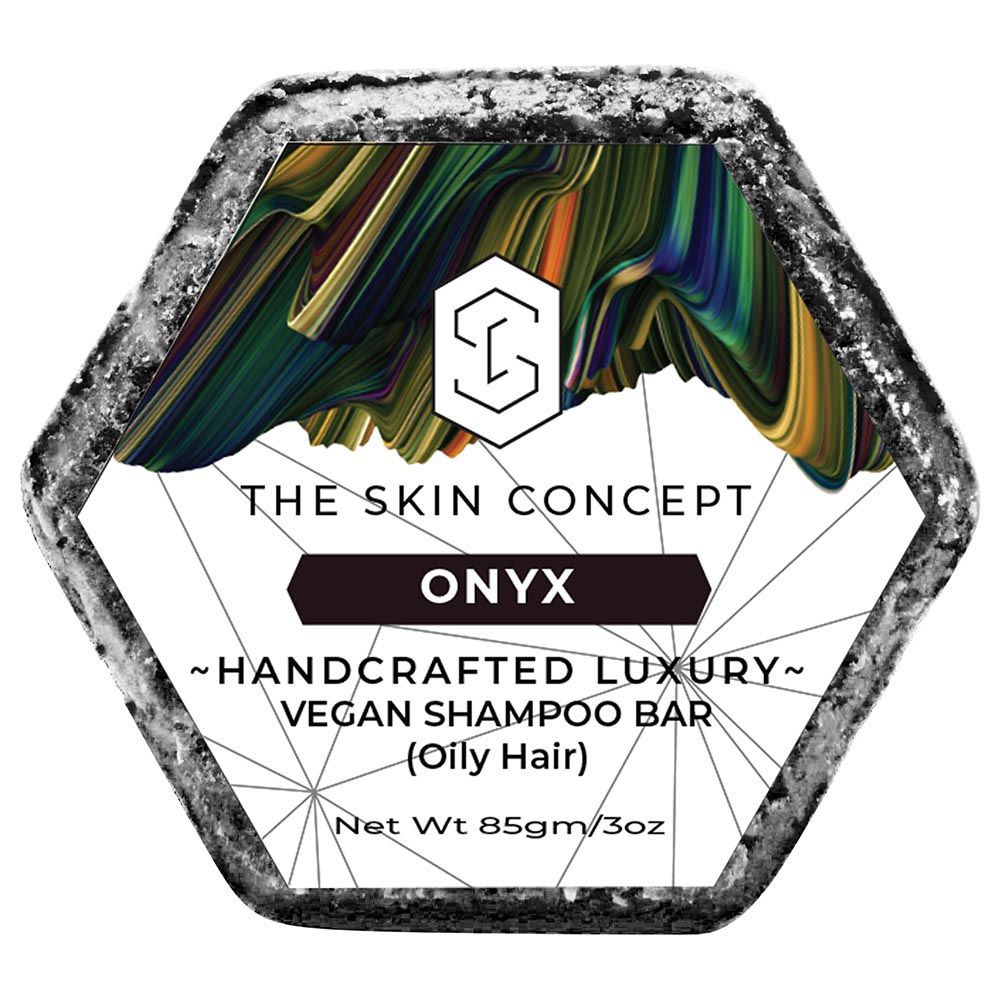 The Skin Concept - Handmade Oily Hair Solid Shampoo Bar - Onyx