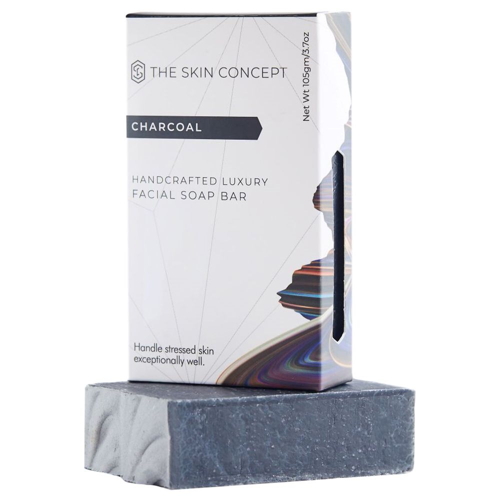 The Skin Concept - Handmade Facial Soap Bar - Charcoal &Tea Tree Oil