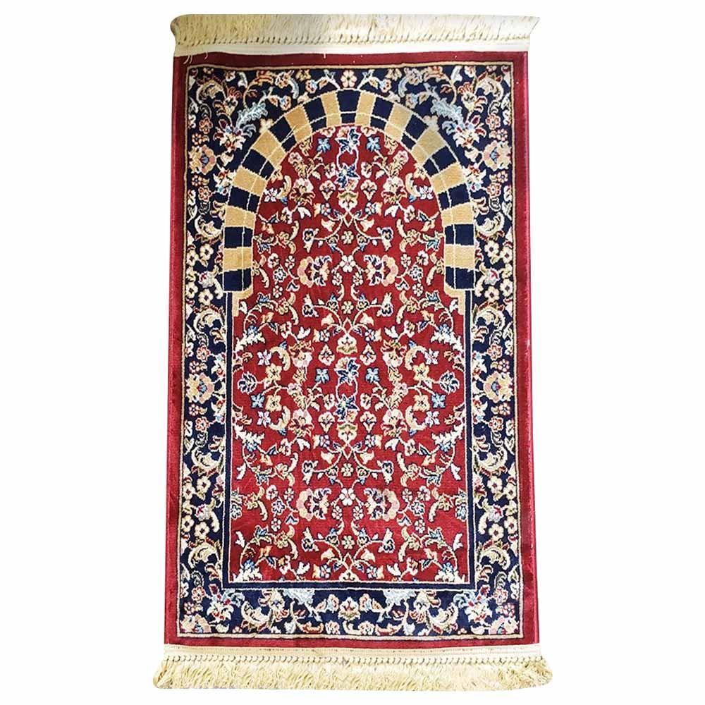 Deensquare - Kids Al Rawdah Mehrab Prayer Mat - Red